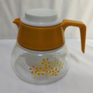 Vintage Japanese Sasaki Golden flowers coffee pot‎